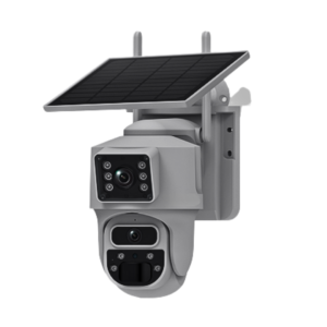 10x Zoom PTZ Solar Power CCTV Camera (Dual Lens)